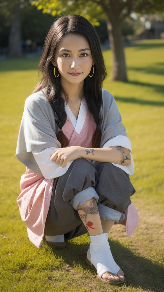 Cute Japanese female, (16 years old), (Very cute face), White moist skin, (Pink bright eyes: 1.4),
BREAK,
(Very beautiful berserker: 1.3), (Fighting pose: 1.3), (Kick: 1.2),
BREAK,
Earrings, Short length, (Black grass tattoo on body: 1.3),
BREAK,
Kimono, Haori,
BREAK,
(Super long hair), (Light gray hair: 1.4), (Gradient hair: 1.3), (Red tips: 1.3),
BREAK,
(Realistic: 1.3), Masterpiece, Perfect lighting, (Ultra high resolution), (8K), (Very detailed: 1.4), (Full body: 1.4), (Symmetrical: 1.2), (One shot),
BREAK,
(Big Japanese city: 1.2), (Crowded),