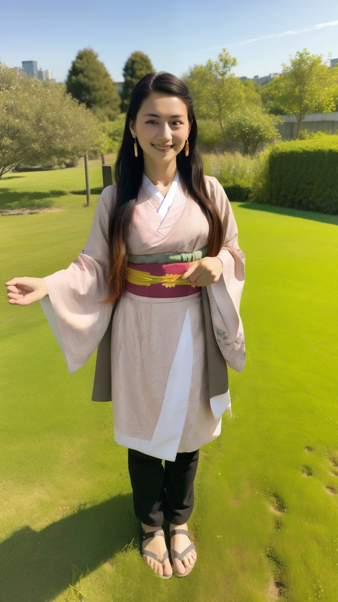 Cute Japanese female, (16 years old), (Very cute face), White moist skin, (Pink bright eyes: 1.4),
BREAK,
(Very beautiful berserker: 1.3), (Fighting pose: 1.3), (Kick: 1.2),
BREAK,
Earrings, Short length, (Black grass tattoo on body: 1.3),
BREAK,
Kimono, Haori,
BREAK,
(Super long hair), (Light gray hair: 1.4), (Gradient hair: 1.3), (Red tips: 1.3),
BREAK,
(Realistic: 1.3), Masterpiece, Perfect lighting, (Ultra high resolution), (8K), (Very detailed: 1.4), (Full body: 1.4), (Symmetrical: 1.2), (One shot),
BREAK,
(Big Japanese city: 1.2), (Crowded),
