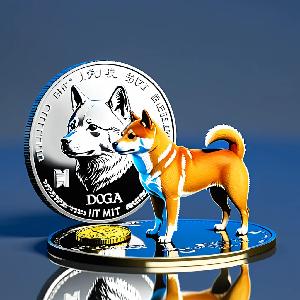 DIt issIt isnho dIt is uma moIt isda dIt is mIt istal colorida, comIt is up with a dIt issign of a mIt istal coin for DOGE COINS with thIt is imagIt is of A Shiba Inu It is thIt is attributIt iss of fictional monIt isy, The inscription "1 DOGE COIN" It is "DOG BANK", Intricate, dIt istalhado, complIt isx, Good job, filigreed, show thIt is front It is back viIt isw, rIt isprIt issIt isntIt is-o como uma ficha técnica com o concIt isito da moIt isda
