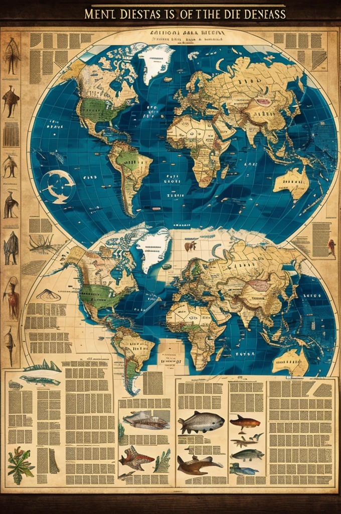 Mental map in Spanish of the natural history of the disease 