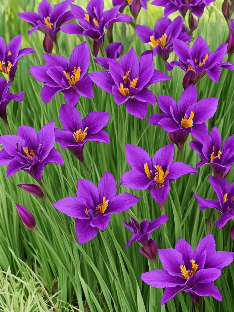 three black gladiols in a garden with green grass, black flowers, purple and scarlet colours, nice deep colours, black and red colors, crimson - black color scheme, by Andre de Krayewski, red irises, black-crimson color scheme, their irises are red, with black vines, rich deep colors. a masterpiece, red and black colors