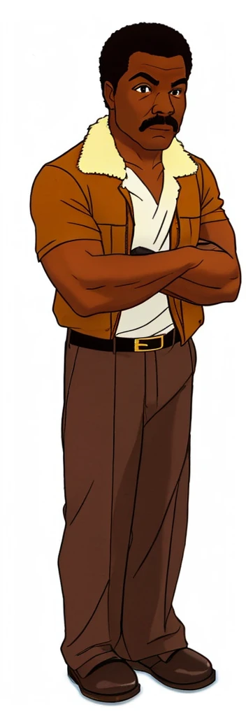 Looks exactly like Carl Weathers as Apollo creed and same exact hair and glasses