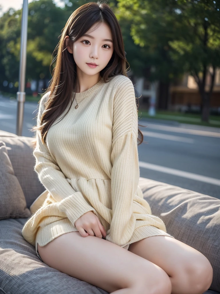 shopping、Switching dress、(Highest quality)、((Very detailed))、4K、(8k)、masterpiece、Very detailedな、Highest quality、Super Resolution、1 person、Kind Face、Soft Light、RAW quality、Soft Skin、163cm、28 years old、Thighs