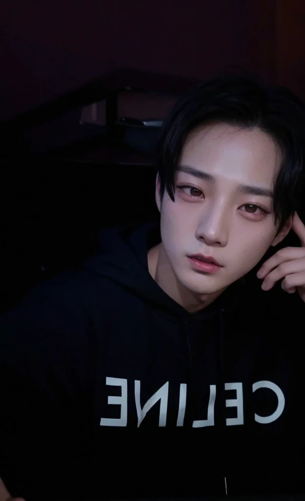 Jungkook, idol, BTS, ultra quality, swollen right eyelid, Asian