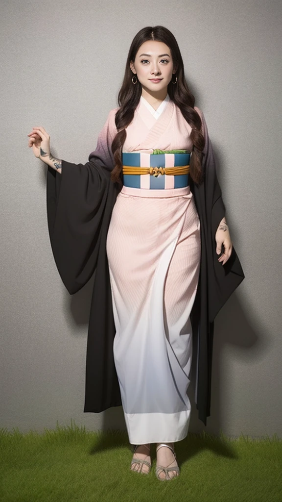 Cute Japanese female, (16 years old), (Very cute face), White moist skin, (Pink bright eyes: 1.6), (Full body: 1.4),
BREAK,
(Very beautiful berserker: 1.3), (Kicks: 1.3),
BREAK,
Earrings, Short length, (Black grass tattoo on body: 1.3), (Full body: 1.4),
BREAK,
(Cute kimono: 1.2), (Black haori: 1.2), (Crowd),
BREAK,
(Super long hair), (Light gray hair: 1.4), (Gradient hair: 1.3), (Red tips: 1.3),
BREAK,
(Realistic: 1.3), Masterpiece, Perfect lighting, (Ultra high resolution), (8K), (Very detailed: 1.4), (Full body: 1.4), (Symmetrical: 1.2), (One cut), (Kicks: 1.2),
BREAK,
(Big Japanese cities: 1.2), (crowded),