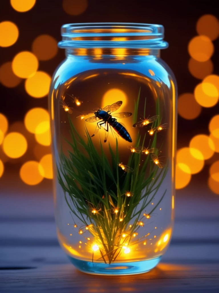 Fireflies in jars,  love,  innocent,  pure, Twilight memories, a screenshot