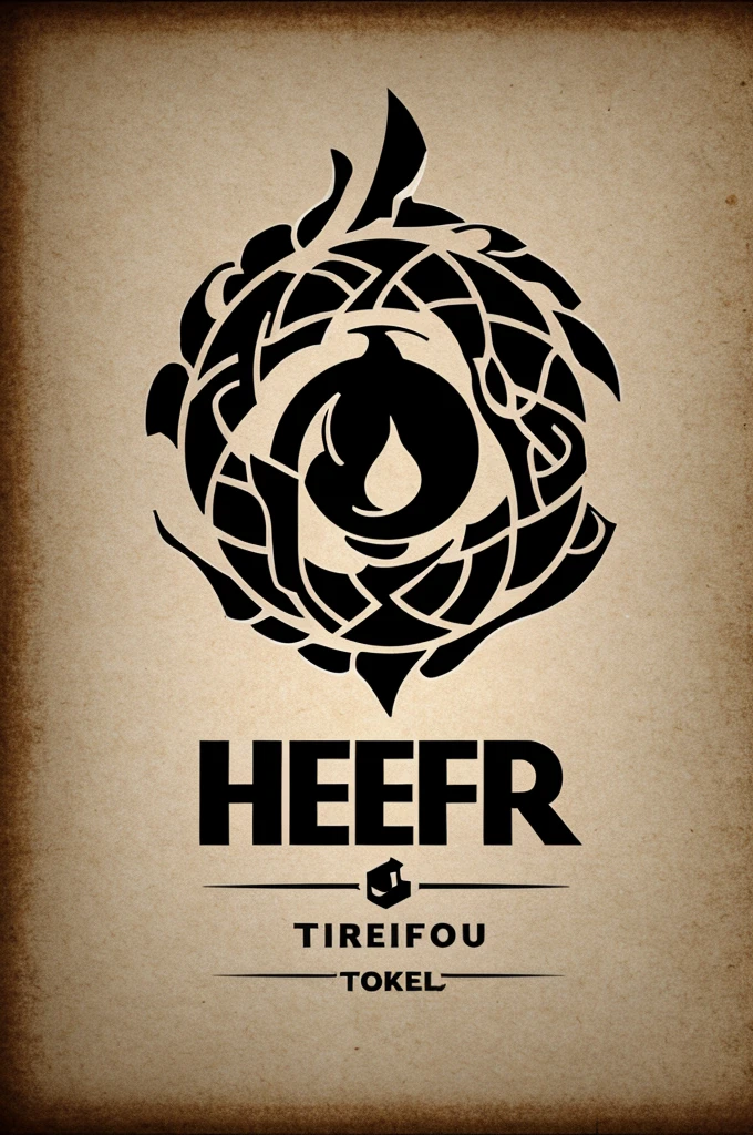 Create a logo with Heerik's name using pastel colors that doesn't look harsh