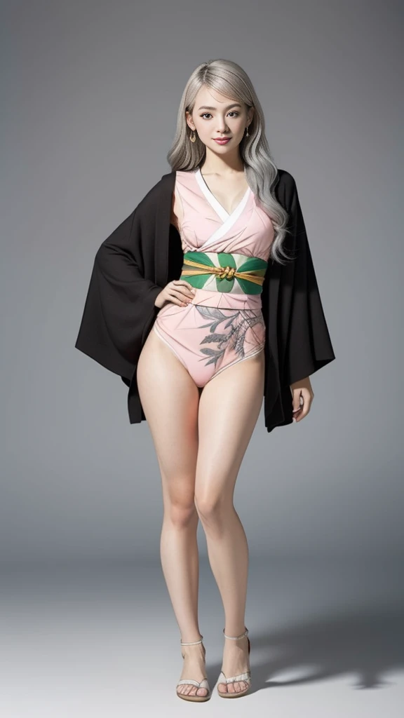 Cute Japanese female, (), (very cute face), white moisturized skin, (pink bright eyes: 1.6), (full body: 1.4),
BREAK,
(very beautiful berserker: 1.3), (kicking: 1.3), ninja pose, Japanese sword,
BREAK,
earrings, short length, (black grass tattoo on body: 1.3), (full body: 1.4),
BREAK,
(cute kimono: 1.2), (black haori: 1.2), (crowd),
BREAK,
(super long hair), (light grey hair: 1.4), (gradient hair: 1.3), (red tips: 1.3),
BREAK,
(realistic: 1.3), masterpiece, perfect lighting, (ultra high resolution), (8K), (highly detailed: 1.4), (Full body: 1.4), (Symmetrical: 1.2), (One shot), (Raising legs: 1.2),
BREAK,
(Big cities in Japan: 1.2), (Crowded),
