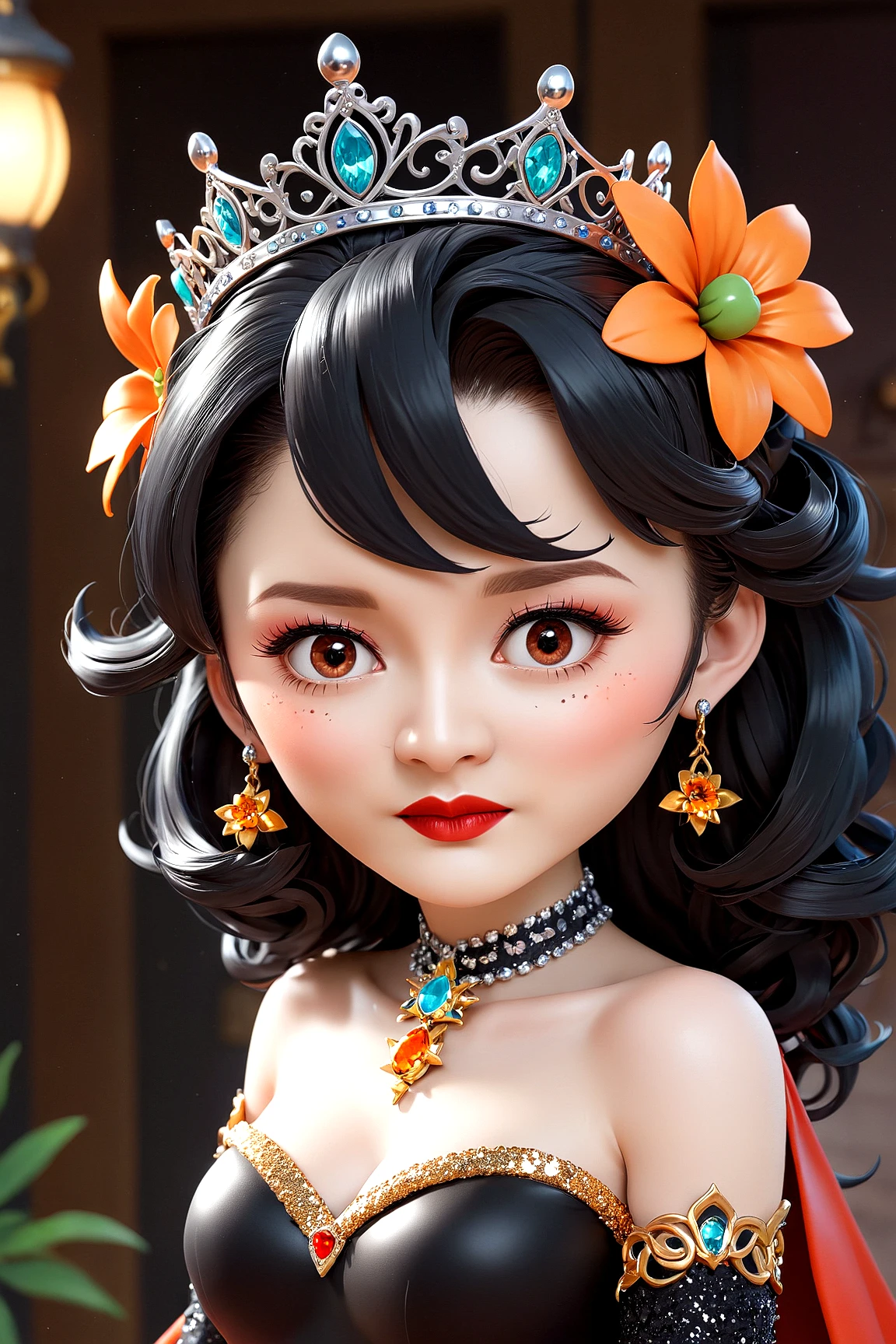 瞪眼睛王女