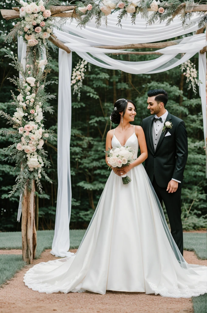 Crystal style wedding