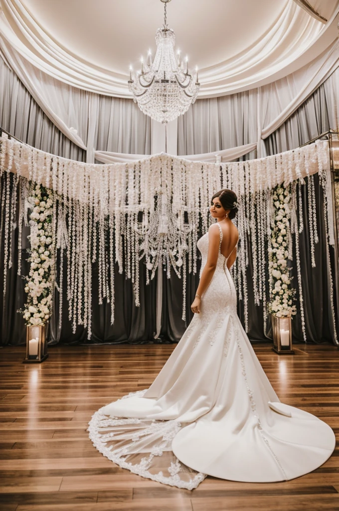 Crystal style themed wedding 