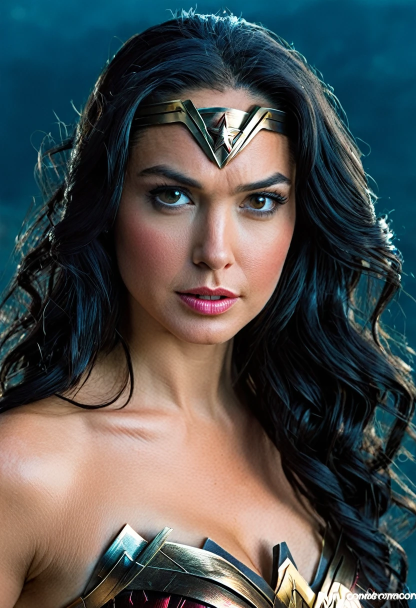 Very close up,(((Diaema wonder woman)))(((wonder woman))),(((Daniela Melchior))),(((long black hair))),(((With part of his head shaved))),bajo el manto de la Guerrera amazona wonder woman))),(((Front images))),(((Splash color images))),(((Traje Man Of Steel Movie))),(((long black hair))),(((With part of his head shaved))),(((long black hair))),(((Diaema wonder woman))),(((Tiara wonder woman))),(((front face images))),(((Tiara wonder woman))),(((Daniela Melchior)))