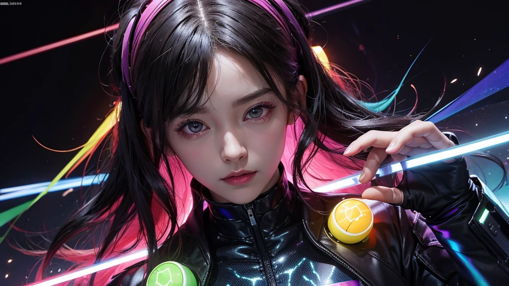 Bright colors, matrix, hologram, Confused, detailed, 非常にdetailed, 非常にdetailed, Complex, masterpiece, 8k,khd,8k resolution,masterpiece