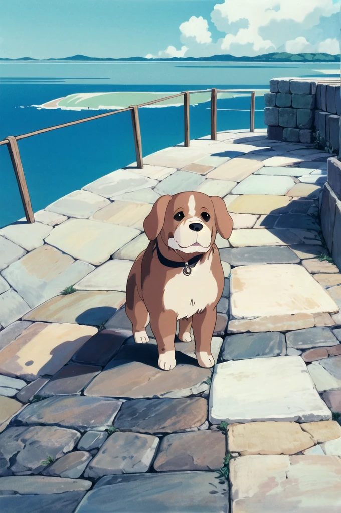 (((((ghibli style))),a dog，Structurally correct，Lovely