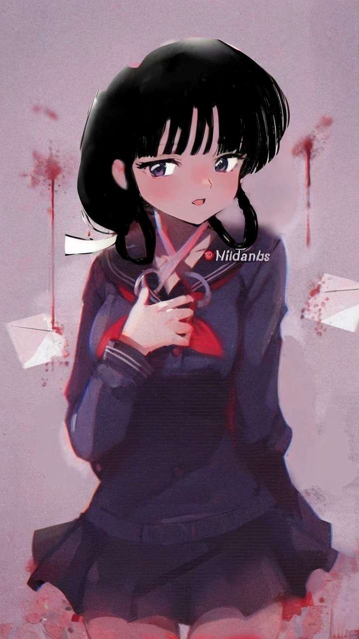 yandere girl, anime style
