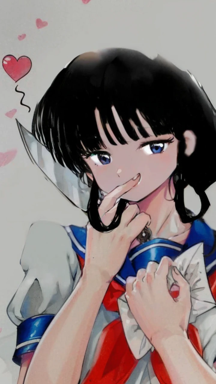 yandere girl, anime style