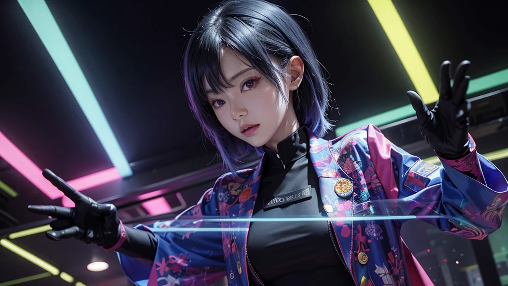 Bright colors, matrix, hologram, Confused, detailed, 非常にdetailed, 非常にdetailed, Complex, masterpiece, 8k，khd，8k resolution，masterpiece