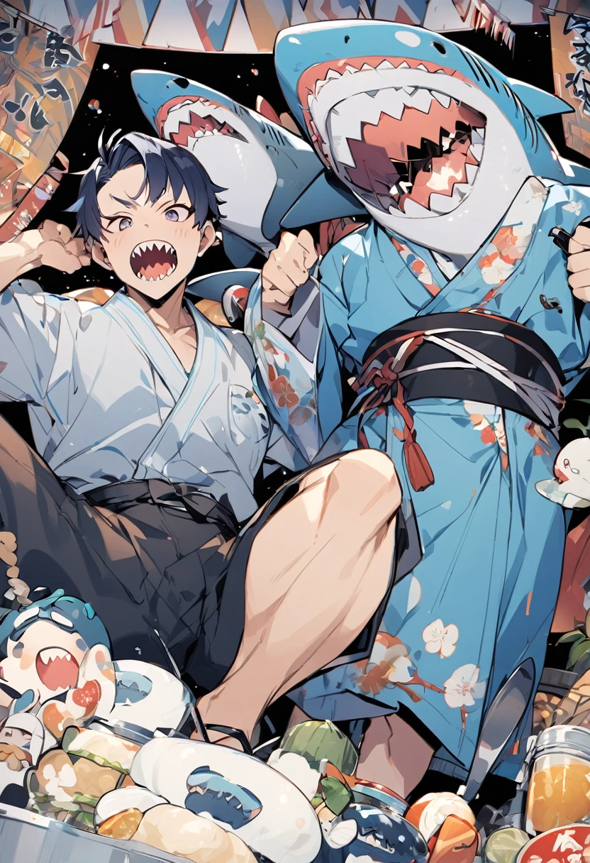 Shark Man、Body Jinbei、Man
