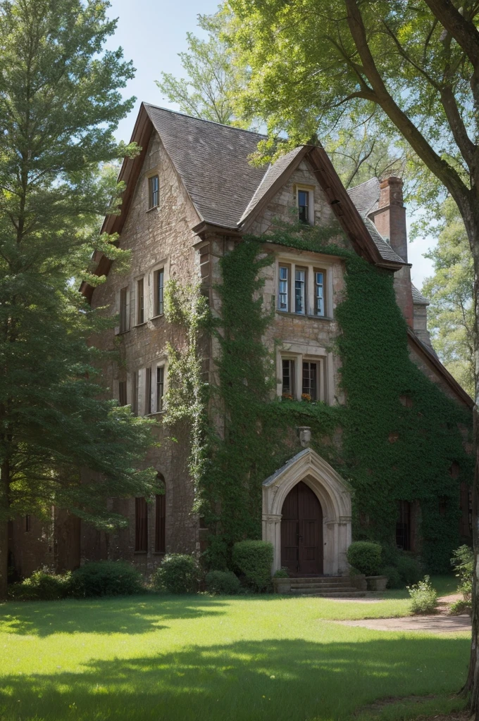 An old convent in the middle of the woods