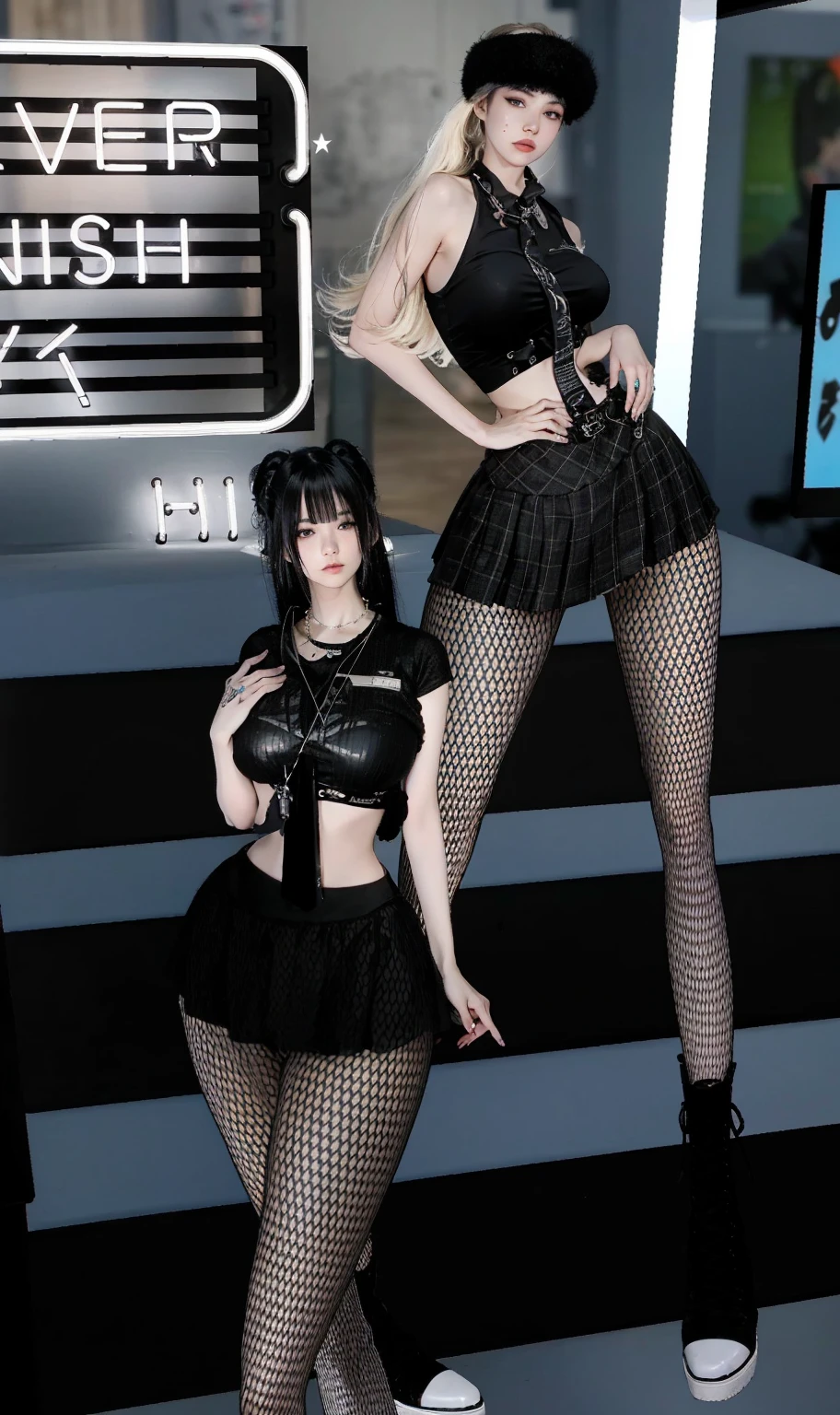 Beautiful detailed skin, Detailed Body, beautiful detailed hair,