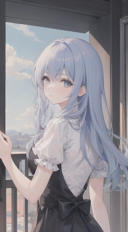 One girl,alone, View your viewers,, ,masterpiece, Highest quality, Very detailed,