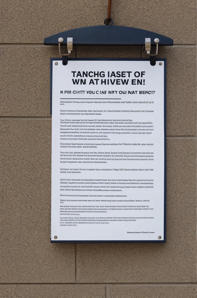 A notice to catch a thief is on a wall in the city.