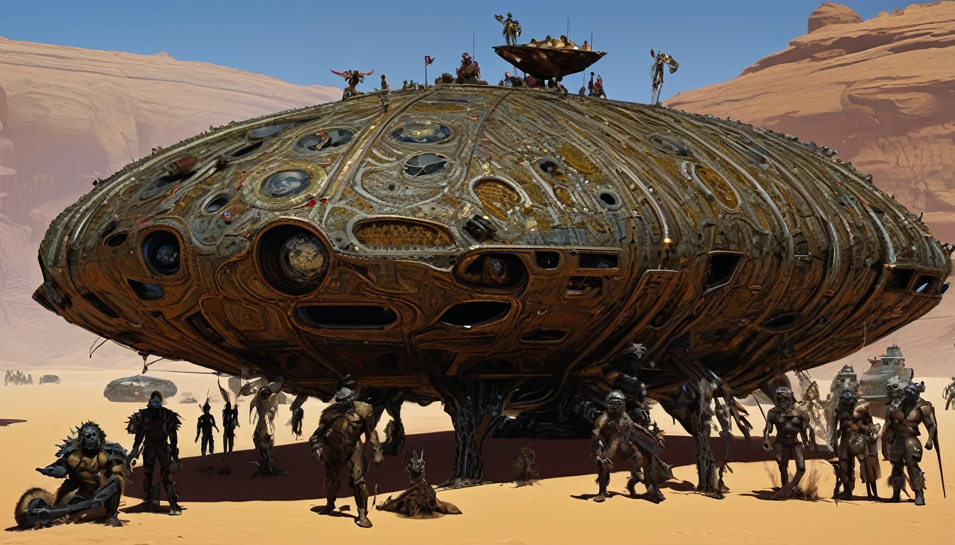 in (medium full shot:3.1) in (back view:3.1) of lot of characters from a movie for slave girls from beyond infinity, inspired by Clyde Caldwell and Ed Emshwiller, futuristic apocalypse, stalenhag, metal album cover, gwar, heavy metal band promo, (with Creepy, Sci-Fi, Fantasy and Horror:2.9) retro sci fi, Horror movie, very detailed body, moody, epic, terrified, insane, altered reality, disgusting, disturbing, Impactful, shot on Kodak Vision3, (intricate details:2.4), (hyperdetailed:3.1), (32k resolution:3.1), (high detailed:4.1), lot of detailed, high quality, soft (cinematic:3.3) light, dramatic atmosphere, atmospheric pespective, (impactful art:2.8), rich colors, (3d rendering:3.2)