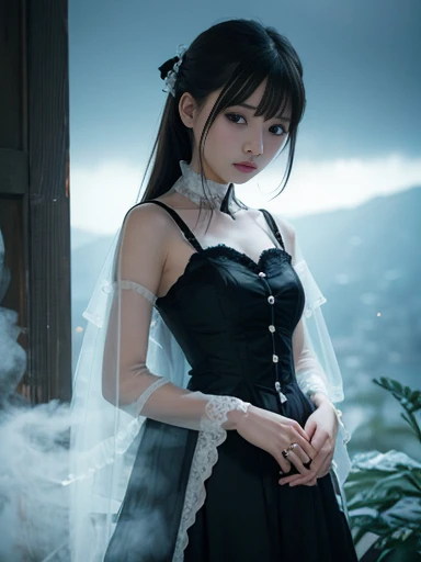 dreamcore, hazy atmosphere, dreamy atmosphere, mysterious atmosphere,XXXHOLiC,Yuko Ichihara