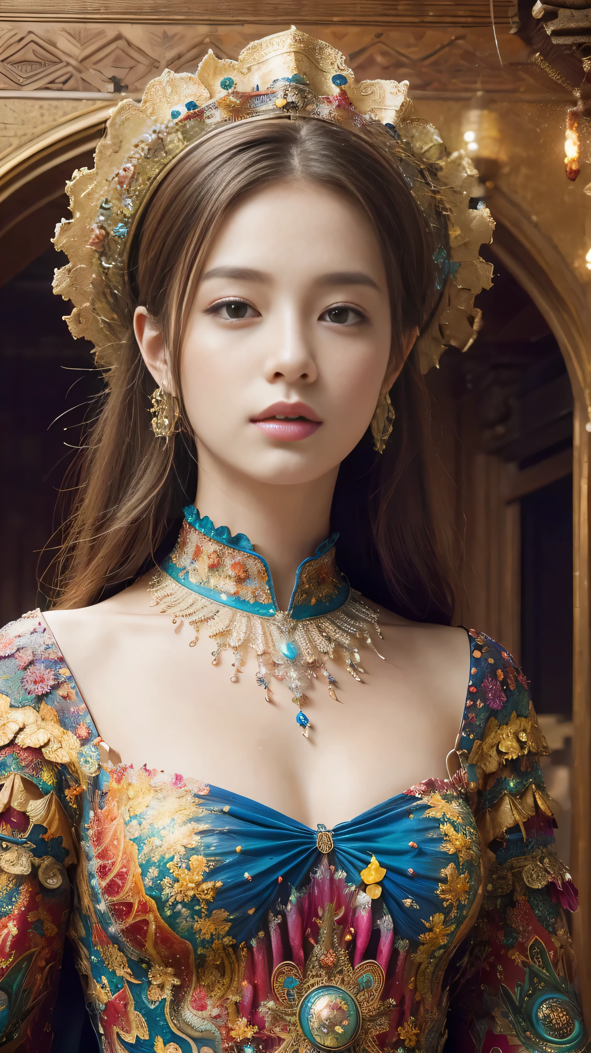 (masterpiece, Highest quality, Highest quality, Official Art, beautifully、aesthetic:1.2), (One girl), Very detailed,(Fractal Art:1.3),colorful,Most detailed