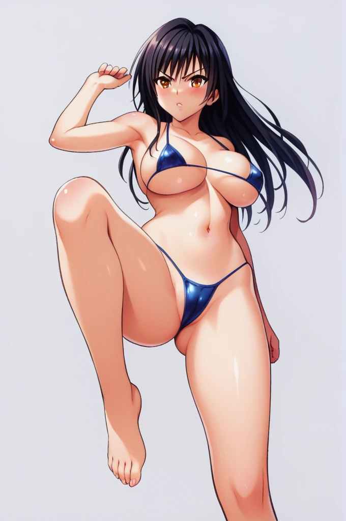 One Girl,Kotegawa Yui,alone,Long Hair,,Black Hair,Are standing,Simple Background,White Background,View your audience,score_9,score_8_Excellent,
Micro Bikini,(食い込むMicro Bikini), Big Breasts, blush, Get angry,((Looking into the camera))、((whole body))、((Shooting from below)), ((Standing on one leg)), ((Footjob))