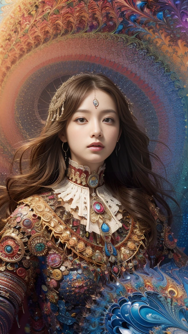 (masterpiece, Highest quality, Highest quality, Official Art, beautifully、aesthetic:1.2), (One girl), Very detailed,(Fractal Art:1.3),colorful,Most detailed