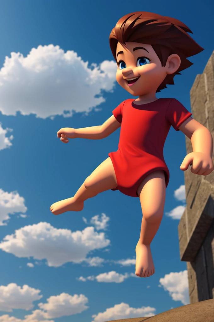 Create a full real 3d cartoon
