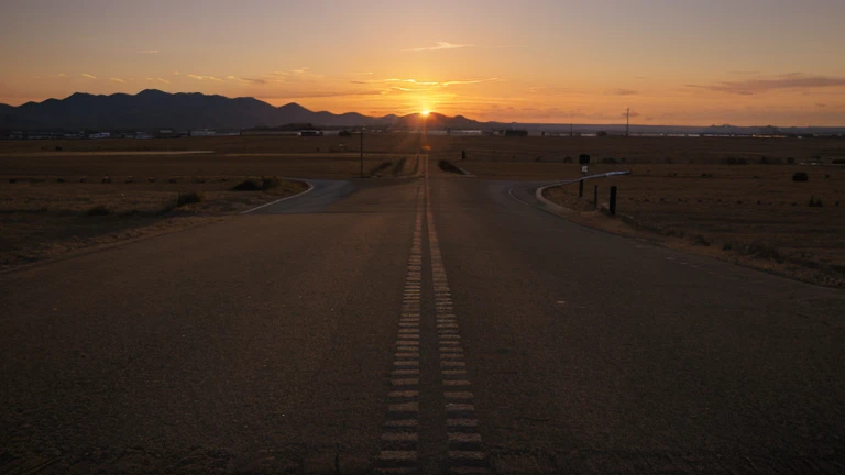 Sunset. No people.