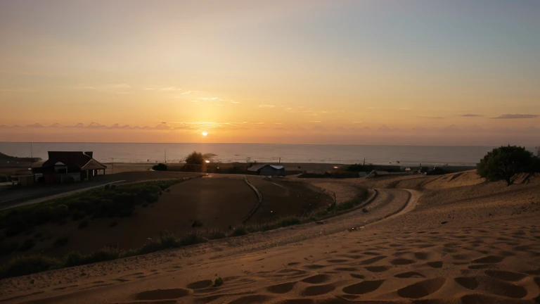 Sunset. No people.