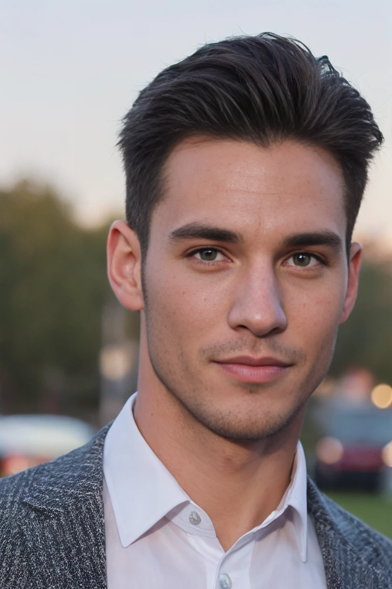 Realistic photo of handsome men