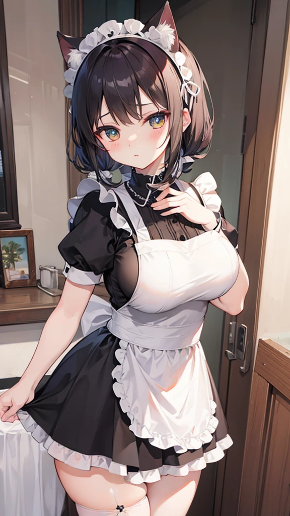 Round thicc neko maid