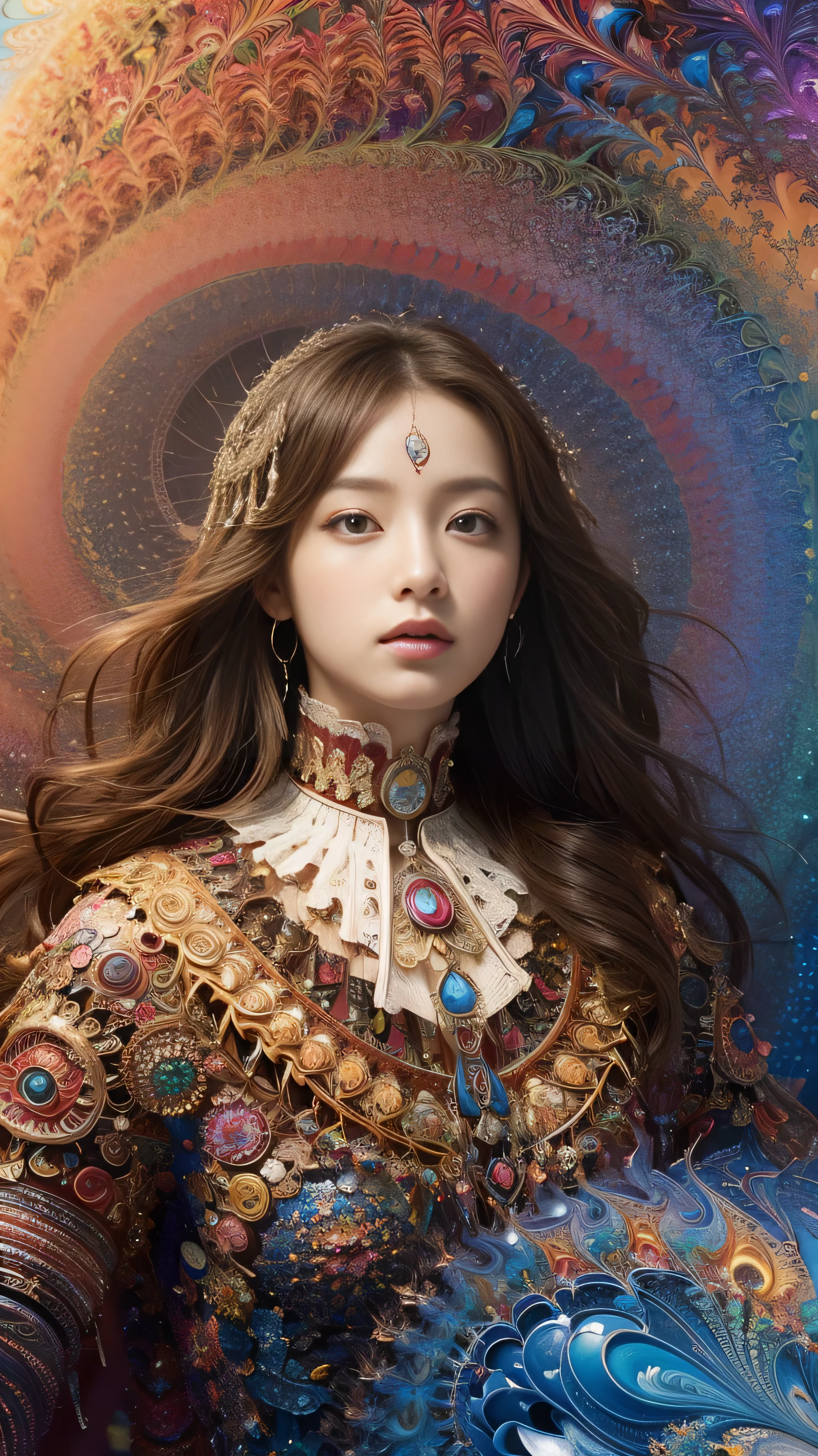 (masterpiece, Highest quality, Highest quality, Official Art, beautifully、aesthetic:1.2), (One girl), Very detailed,(Fractal Art:1.3),colorful,Most detailed