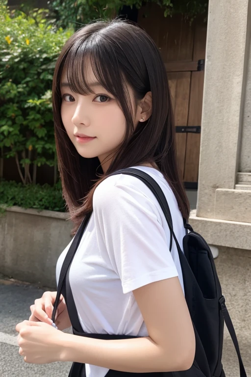 realistic photo of woman, mikas