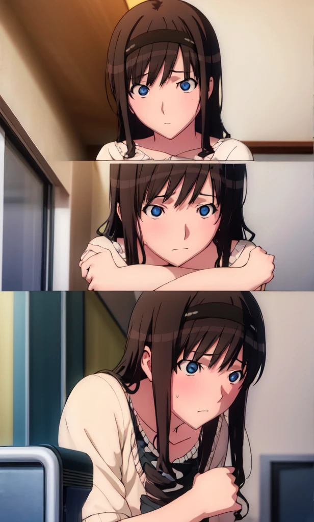(Haruka Morishima)3is、3d、High resolution、girl、cute 、Thick pubic hair、Nipples、Thighs、Eyes of Love、Sweaty、Sweat in the crotch area、Young Face、beautiful, 写真のようにGenuineな画像、In isetail、High resolution、masterpiece、4K,8k.Genuine、Ultra Clear、School、