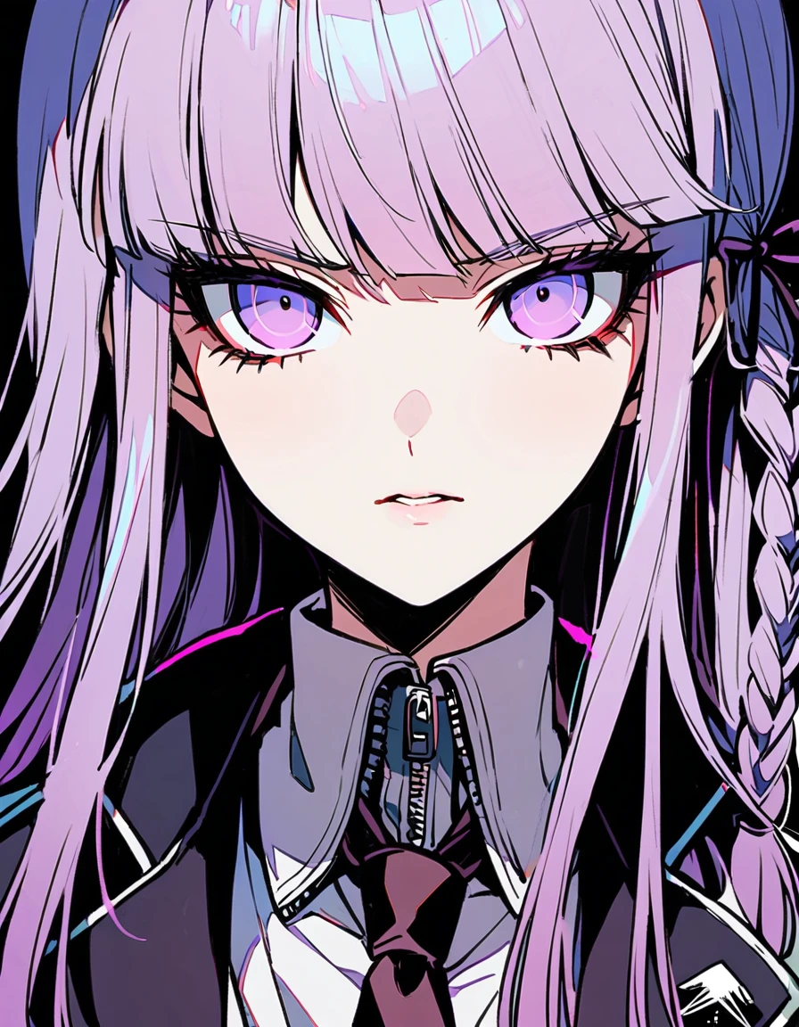 (Kirigiri Kyoko), portrait, (danganronpa),