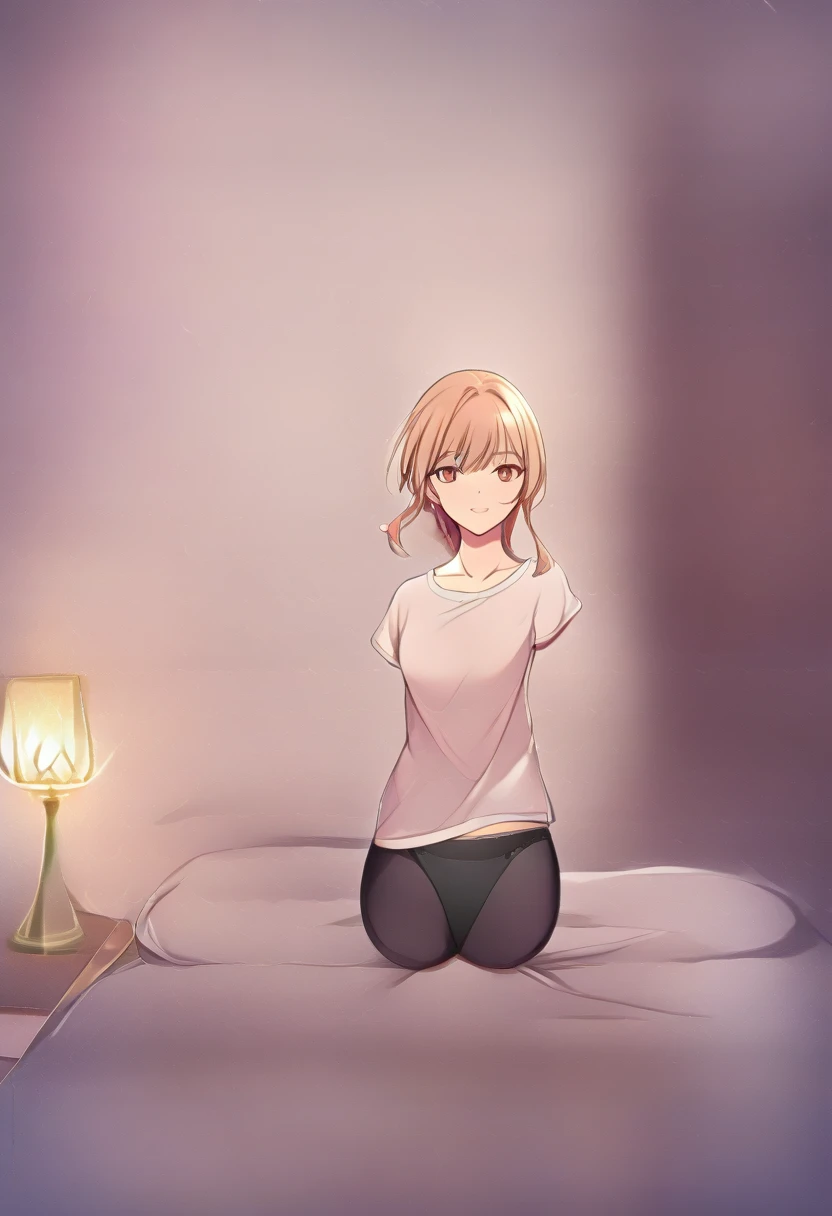 uncensored,(((quadruple amputee))),(((human-onahole:1.5))), (((legsless, armsless:1.7))),(best quality, masterpiece1.2), 1girl, blush, woman, sexy, detailed, extreme detail, 4k,huge breasts BREAK anime style, source anime,sitting on bed, bedroom,white t shirt, black panties,uzaki hana,smile,side view,high angle,relaxed,
