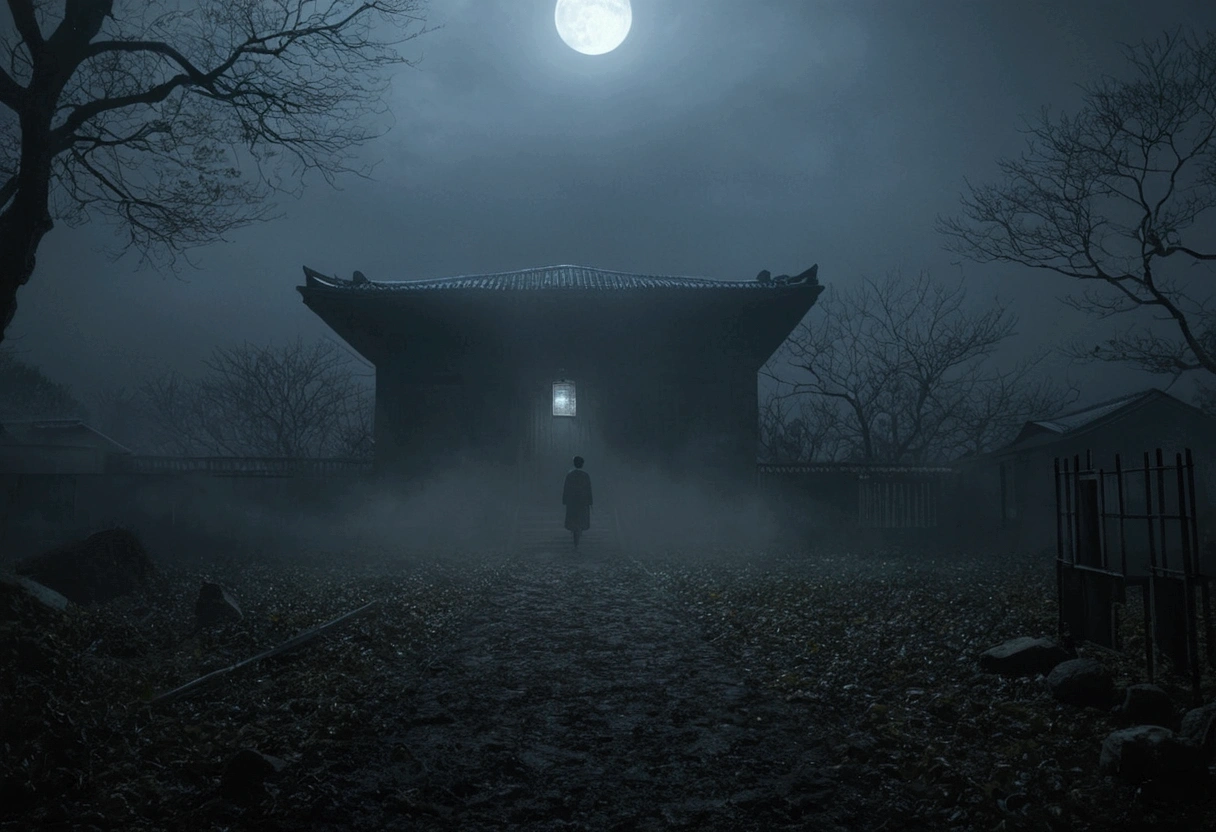 background image、darkness、Thick Fog、A large square in front of the screen、Junji Ito

