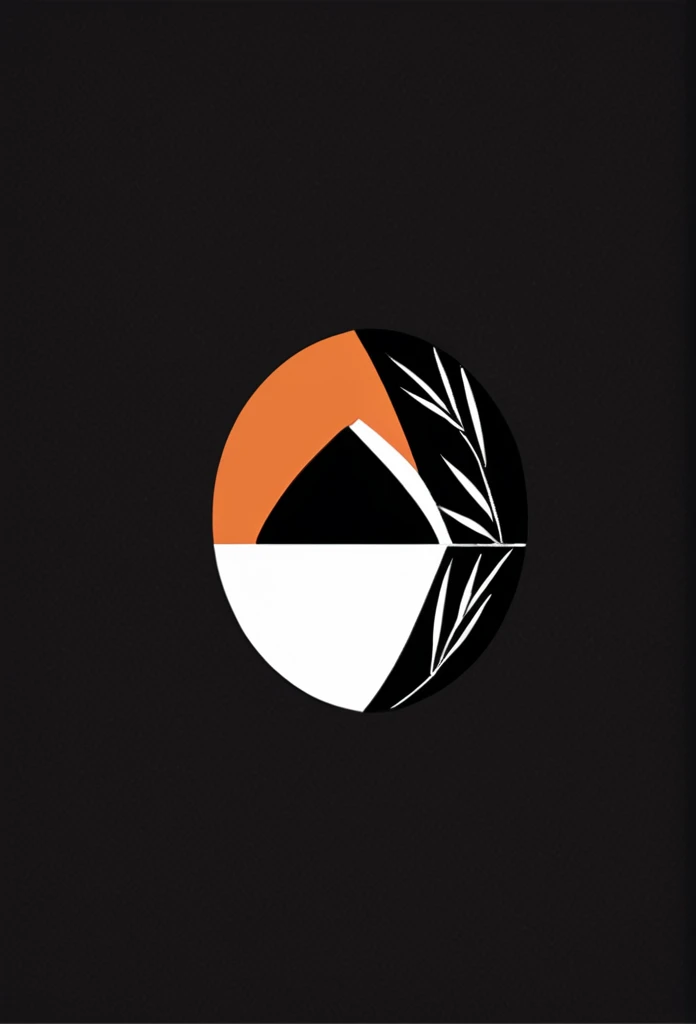 A stylish logo for a Japanese rice ball specialty store. The rice ball is drawn on the logo so that anyone can see that it is a rice ball.、A typical Japanese bamboo grove、Bamboo leaf、etc、Like a beautiful, beautiful road、The onigiri in the logo is a very warm design The colors are black and white A very cool and stylish design Chic and modern design The background is white