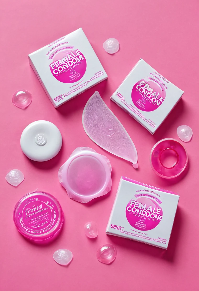 create a pink company of female condoms