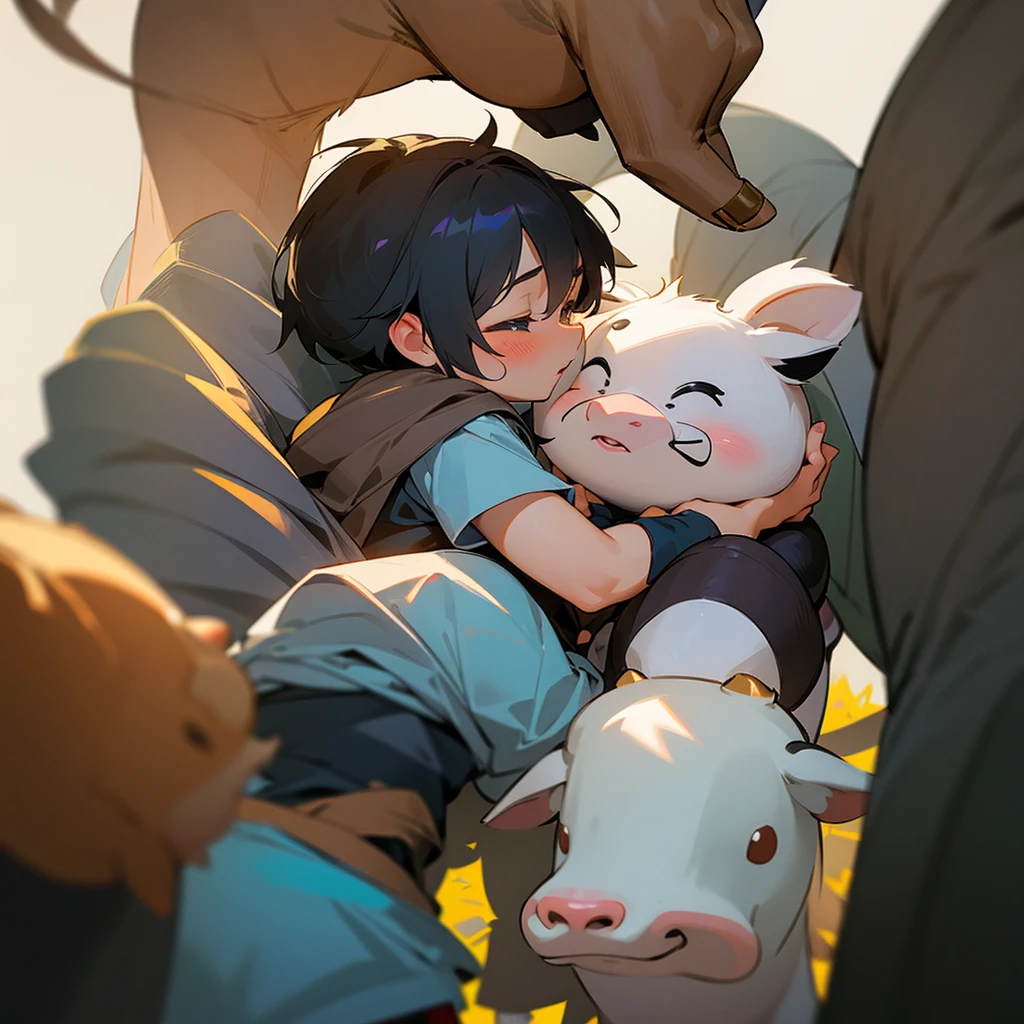 score_9_up, score_8_up, score_7_up, score_6_up, source_cartoon, , 1girl, , katara, dark skin, avatar the last airbender, , nude, , 1pig, zoophilia, sex, sex, grass,