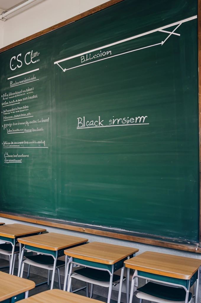 CSCE1 written on classroom blackboard 