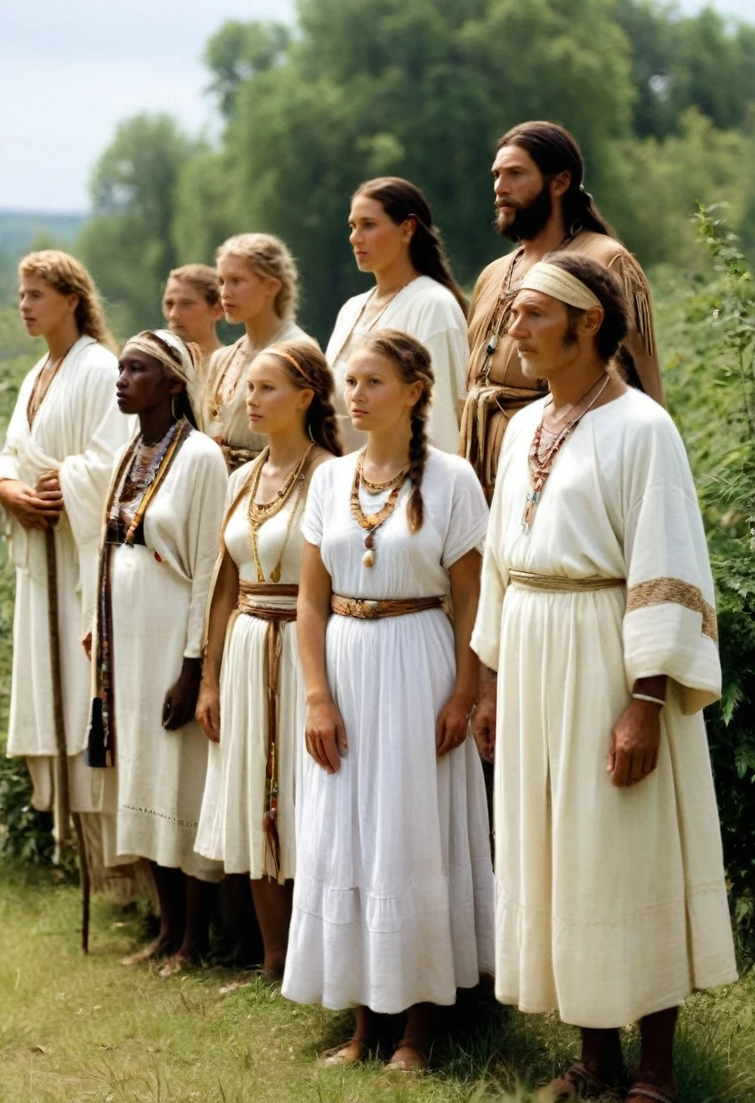 A line of ancestors (healing of the ancestor lineage) [white caucasian people]