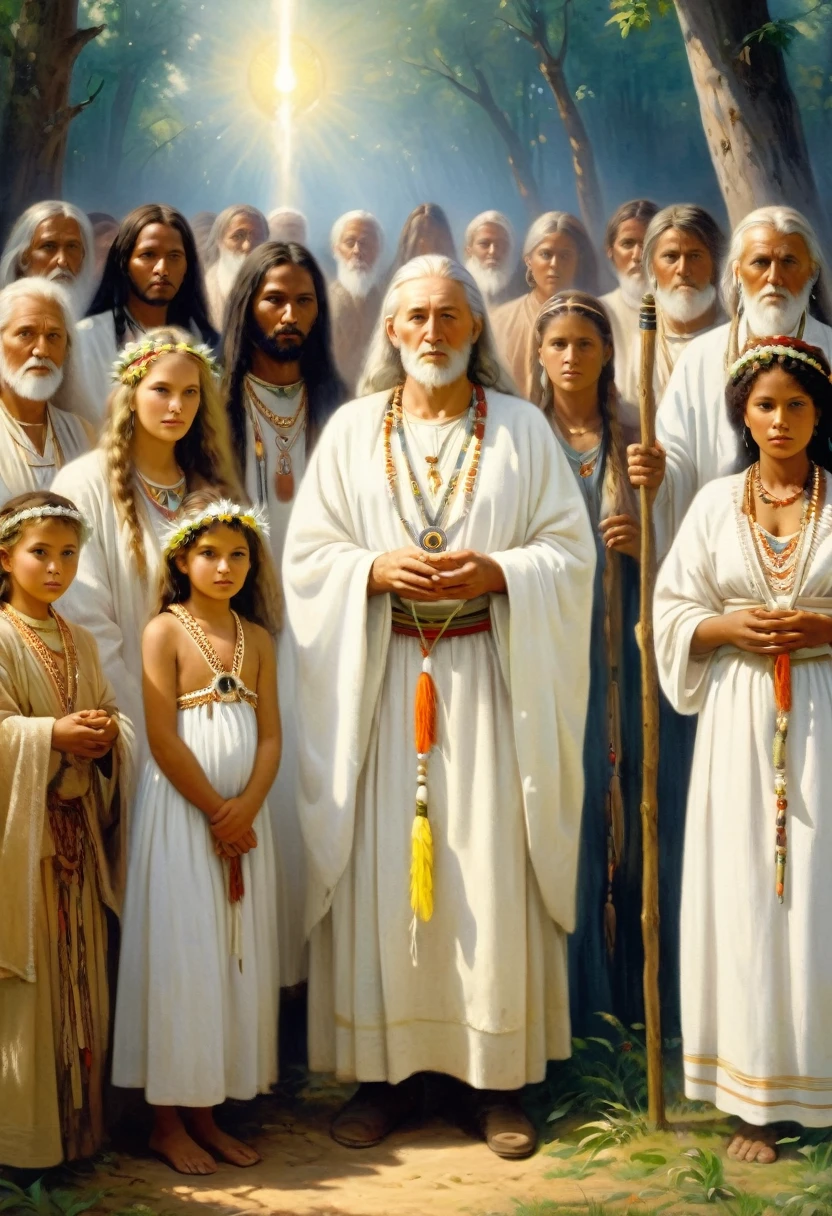 A line of ancestors (healing of the ancestor lineage) [white caucasian people], spiritual healing