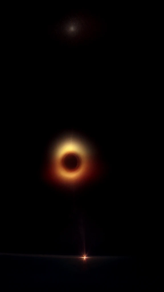 black hole swallowing rainbows in the middle of the universe of stars, sailing boat, old portuguese style, sailing no rainbow.
