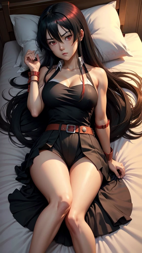 Akame ga Kill! Ultimate Girl Pack, she is sleeping in her bed without sheets, she sleeps on her side